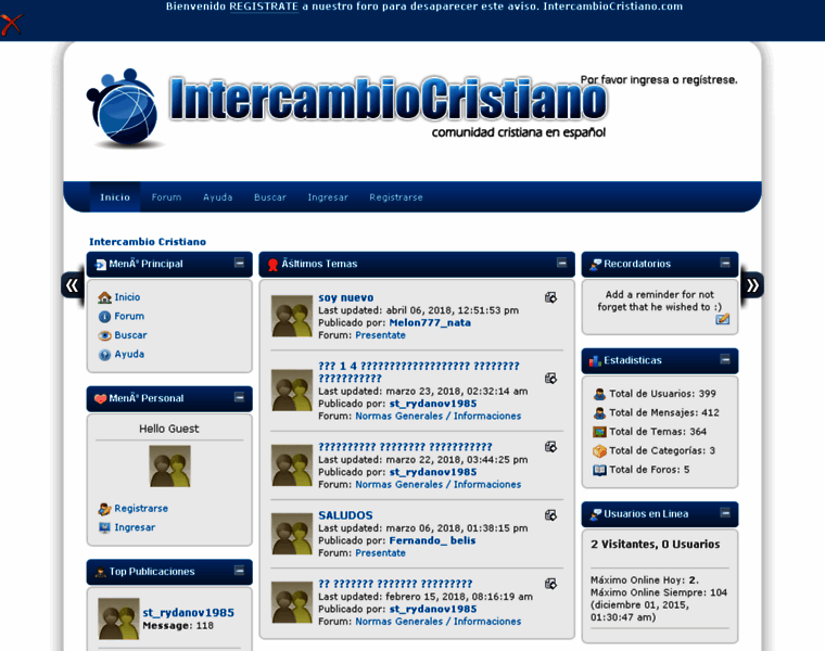 Intercambiocristiano.net thumbnail