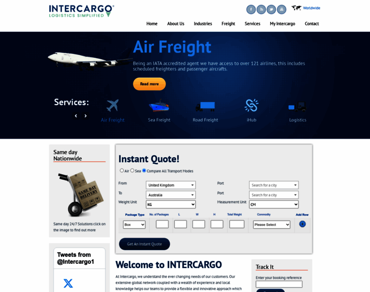 Intercargo.co.uk thumbnail