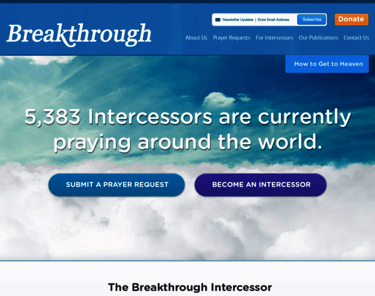 Intercessors.org thumbnail