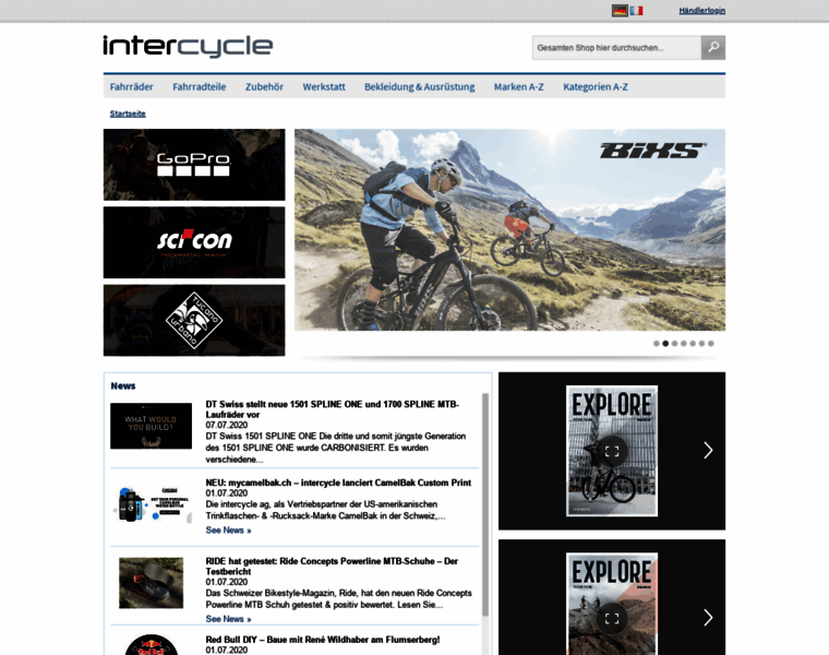 Intercycle.com thumbnail