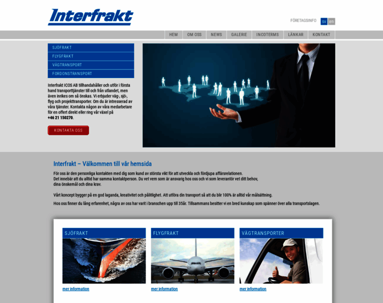 Interfrakt.se thumbnail