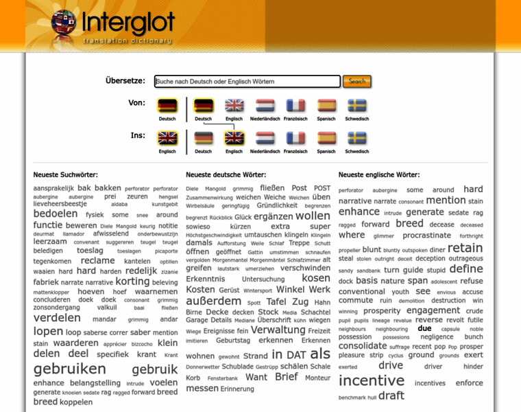 Interglot.at thumbnail
