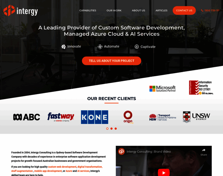 Intergy.com.au thumbnail