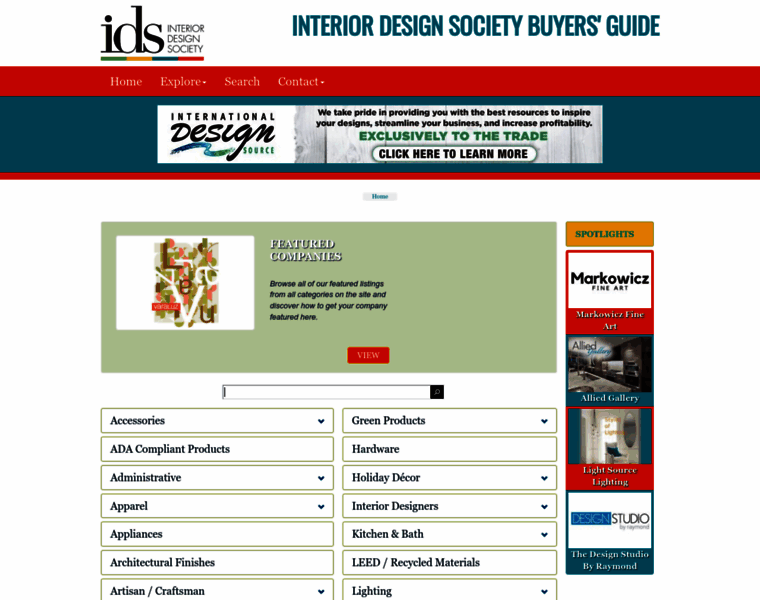 Interiordesignersbuyersguide.com thumbnail