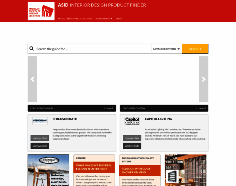 Interiordesignproductfinder.com thumbnail