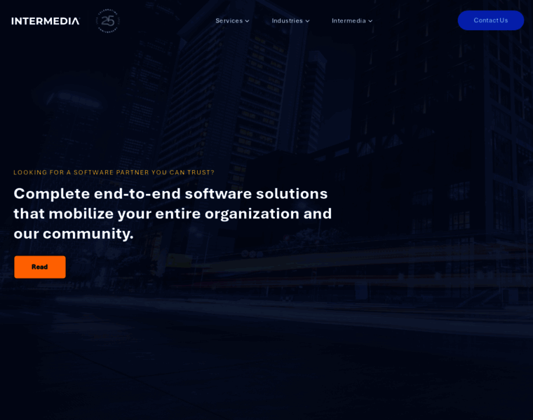 intermediasoftware.com at WI. Intermedia | Enterprise Software ...