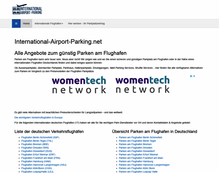 International-airport-parking.net thumbnail