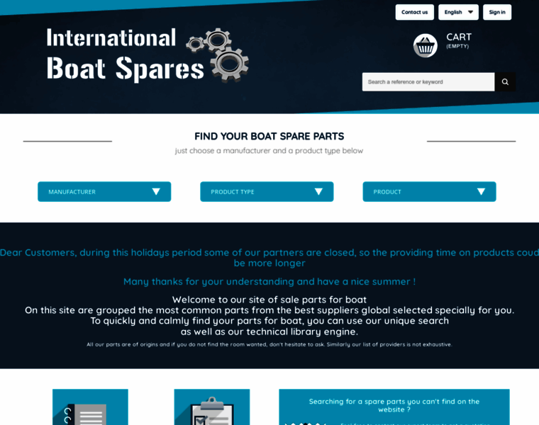 International-boat-spares.com thumbnail
