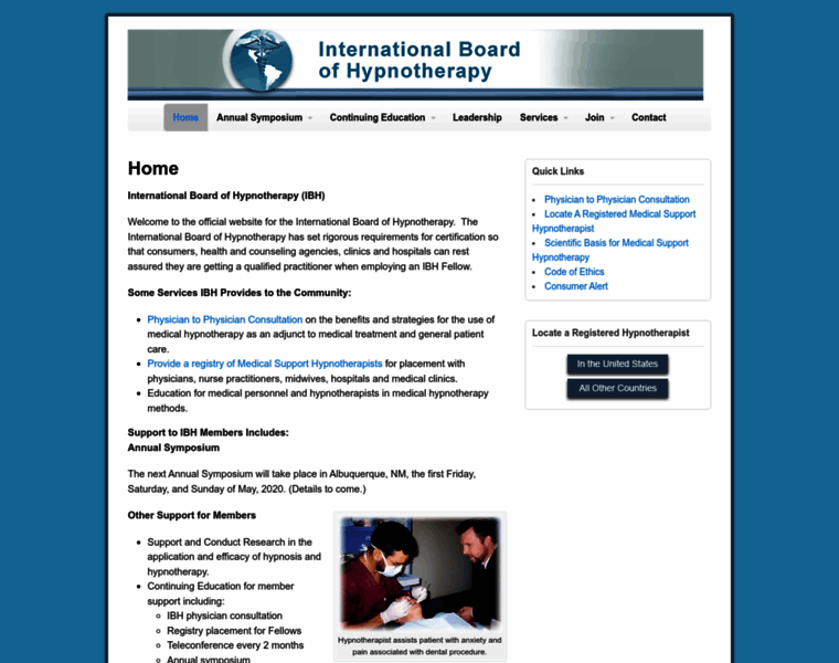 Internationalboardofhypnotherapy.com thumbnail