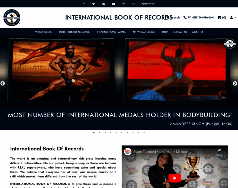 Internationalbookofrecords.com thumbnail