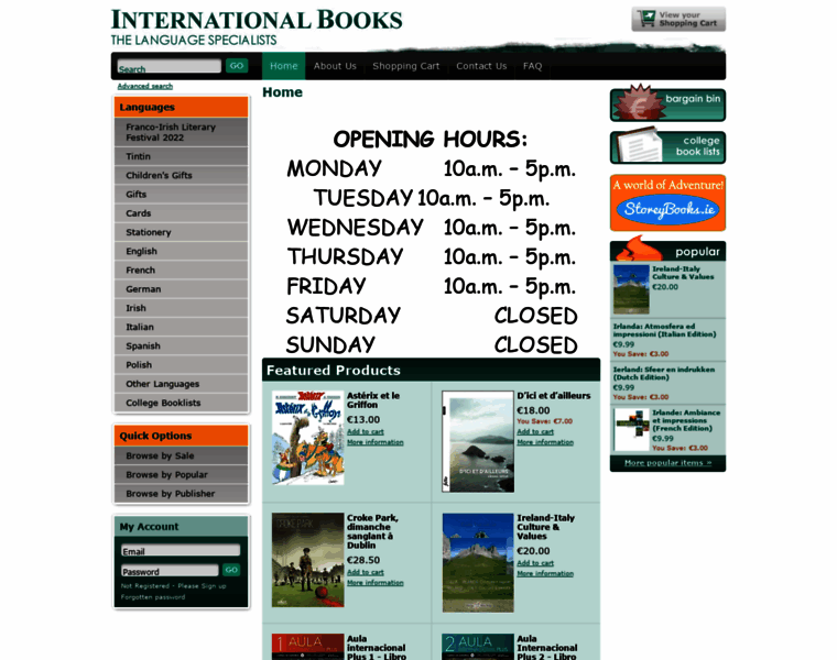 Internationalbooks.ie thumbnail
