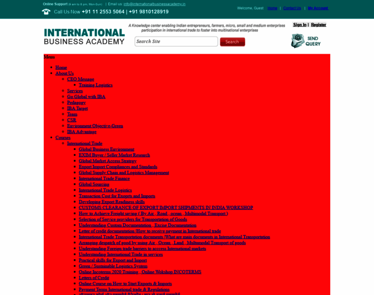 Internationalbusinessacademy.in thumbnail