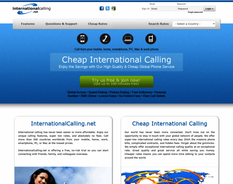 Internationalcalling.net thumbnail