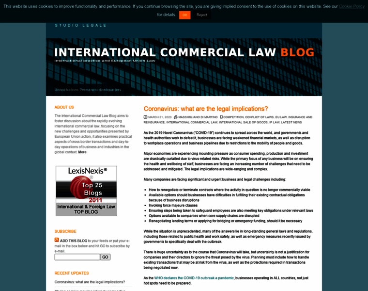 Internationalcommerciallawblog.com thumbnail