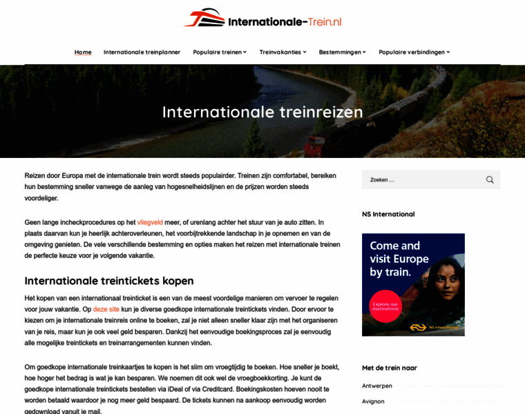 Internationale-trein.nl thumbnail