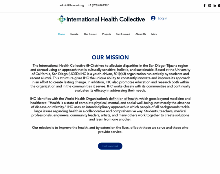 Internationalhealthcollective.org thumbnail