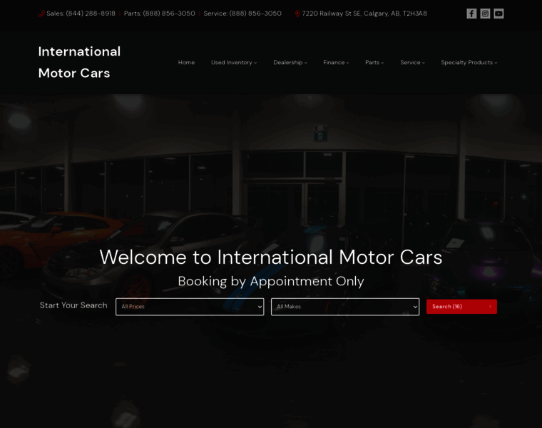Internationalmotorcars.ca thumbnail
