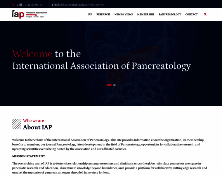 Internationalpancreatology.org thumbnail