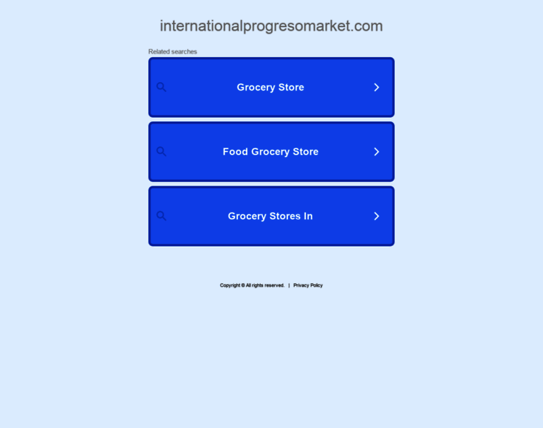 Internationalprogresomarket.com thumbnail