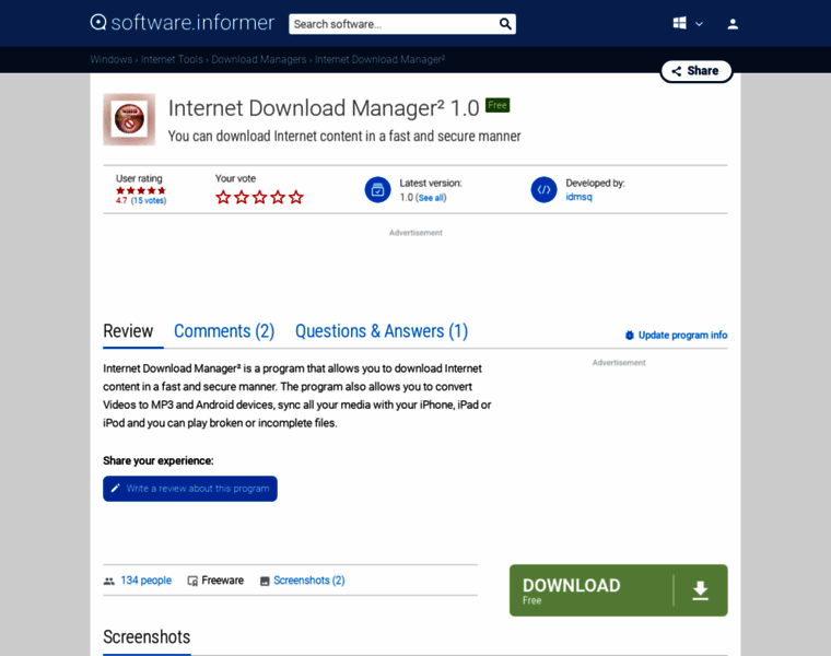 Internet-download-manager11.software.informer.com thumbnail