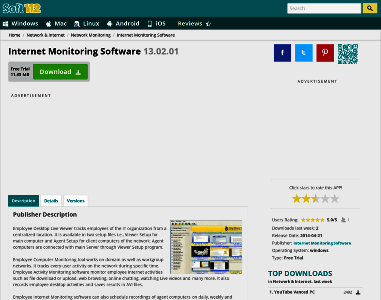Internet-monitoring-software.soft112.com thumbnail