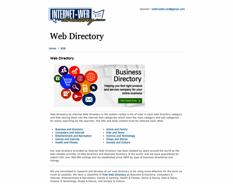 Internet-web-directory.com thumbnail