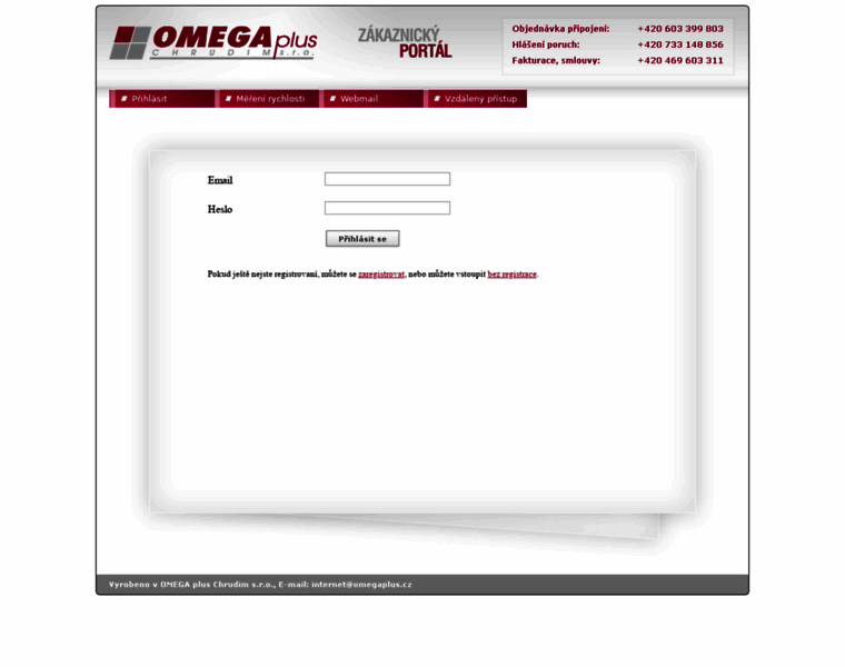 Internet.omegaplus.cz thumbnail