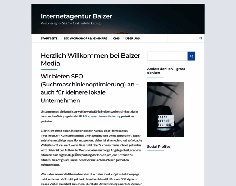 Internetagentur-balzer.de thumbnail