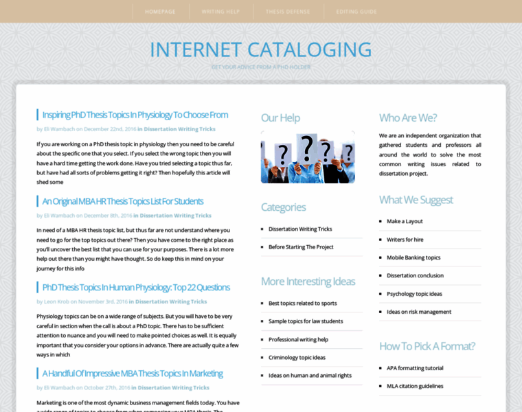 Internetcataloging.com thumbnail