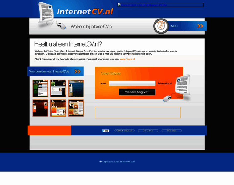 Internetcv.nl thumbnail