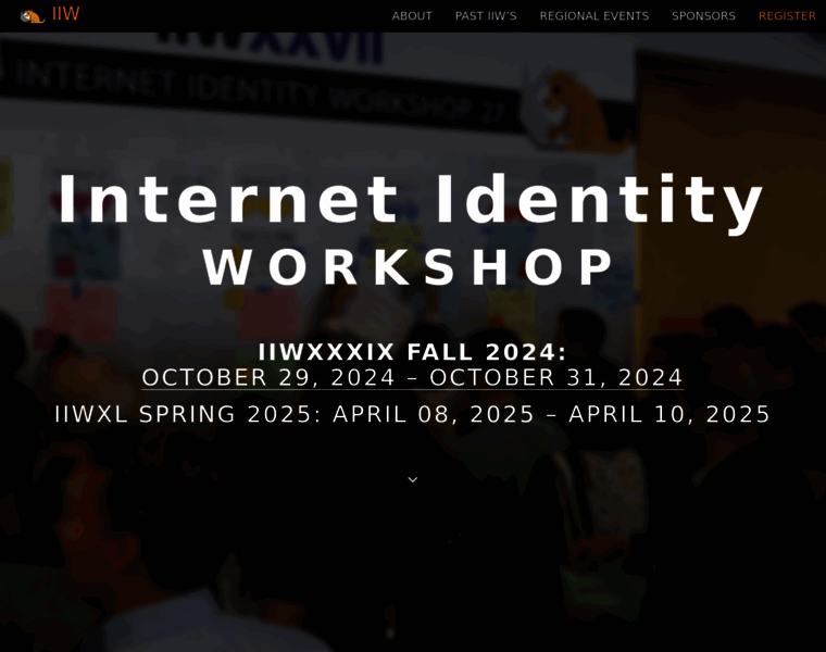 Internetidentityworkshop.com thumbnail