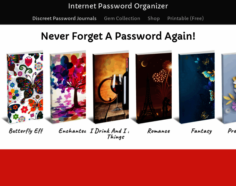 Internetpasswordorganizer.com thumbnail