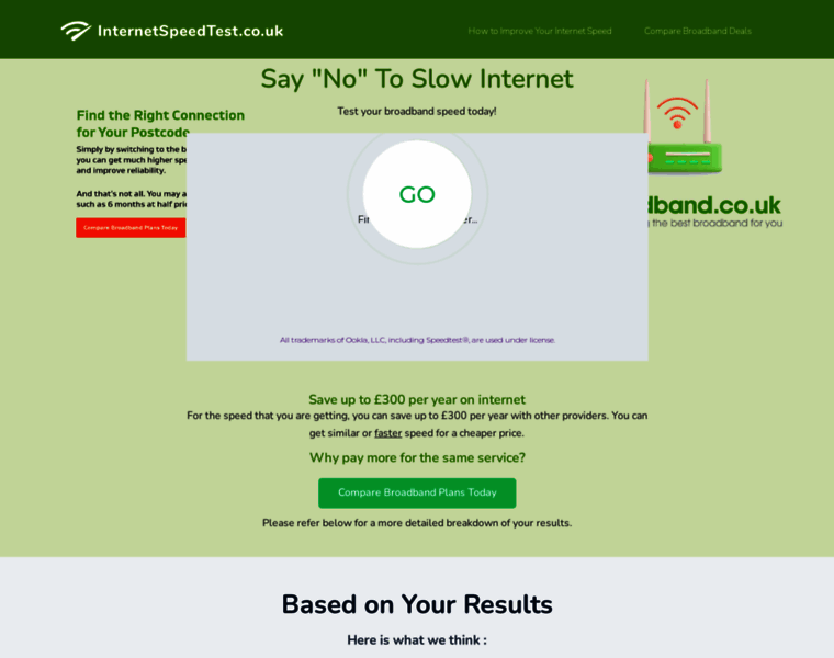 Internetspeedtest.co.uk thumbnail