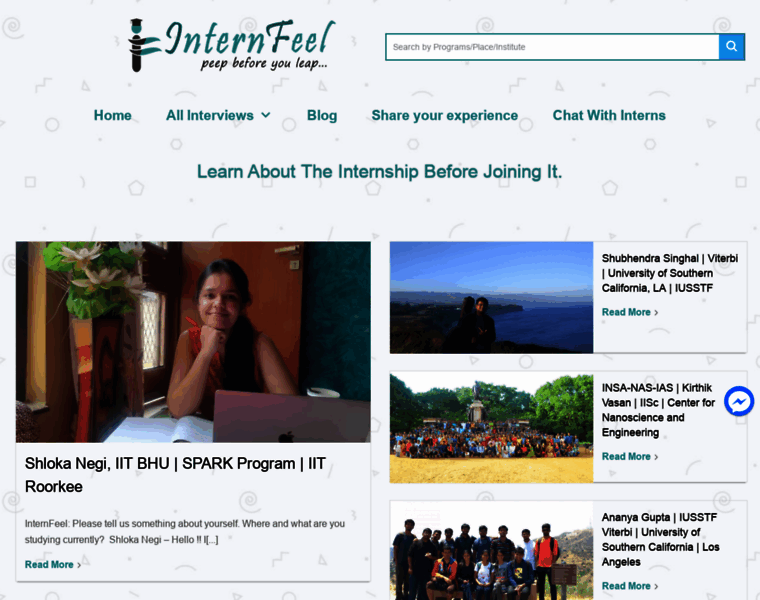 Internfeel.com thumbnail