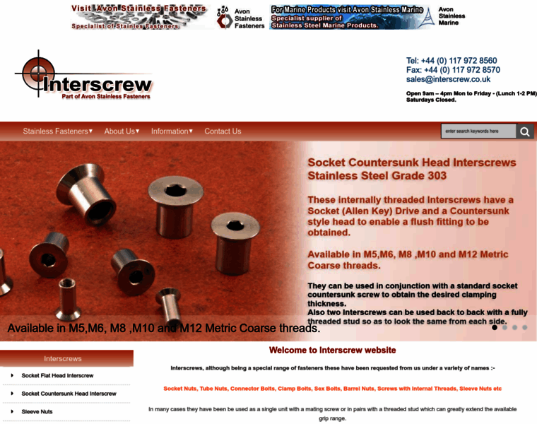 Interscrew.co.uk thumbnail