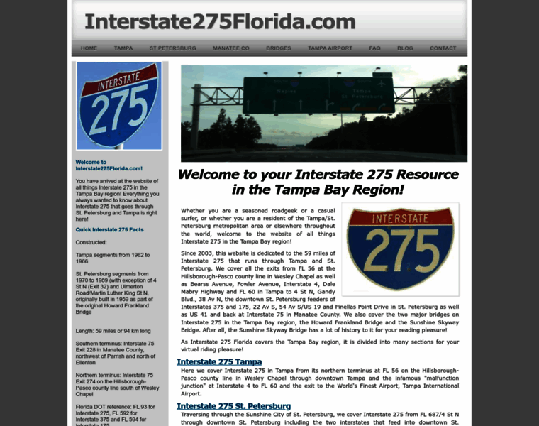 Interstate275florida.com thumbnail