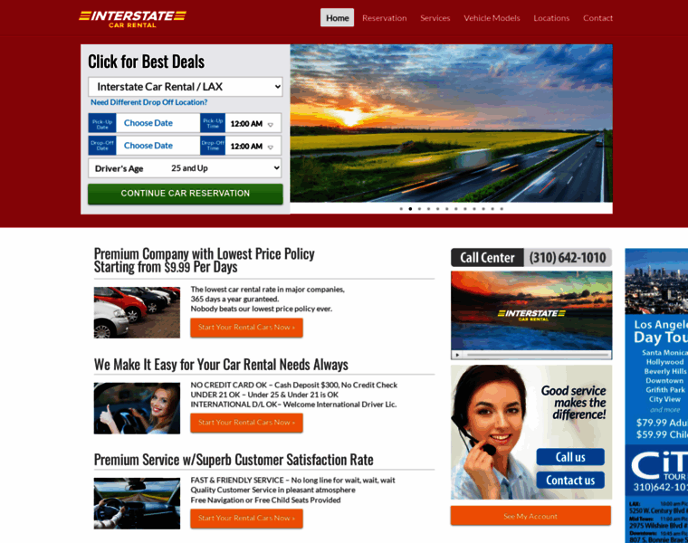 Interstatecarrental.com thumbnail