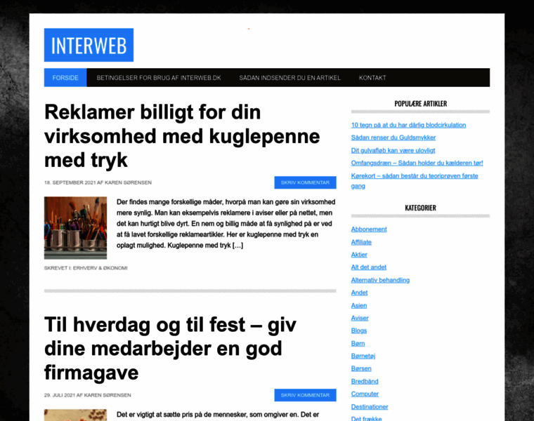 Interweb.dk thumbnail