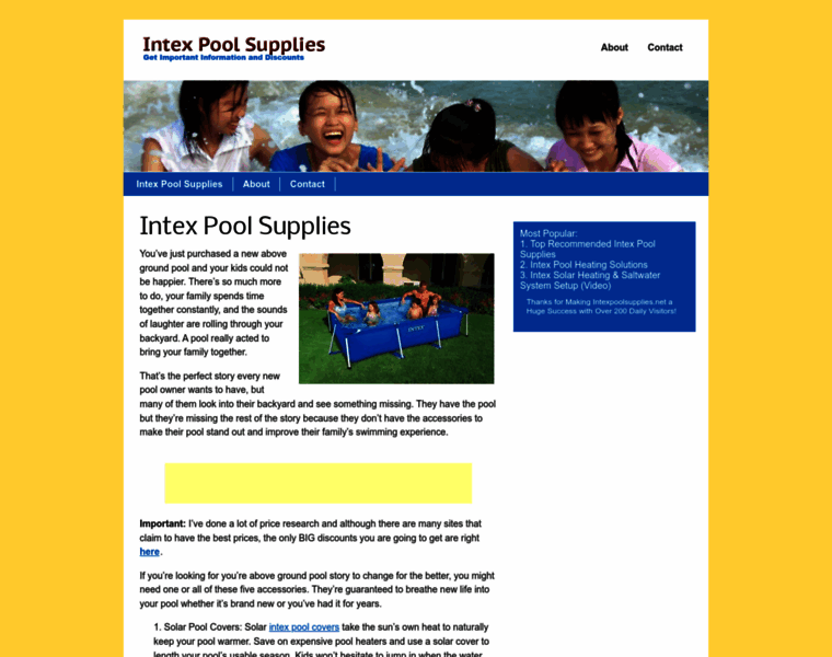 Intexpoolsupplies.net thumbnail