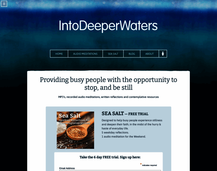 Into-deeper-waters.com thumbnail