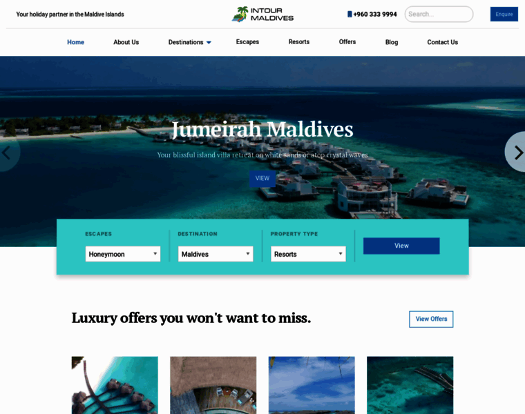 Intourist-maldives.com thumbnail