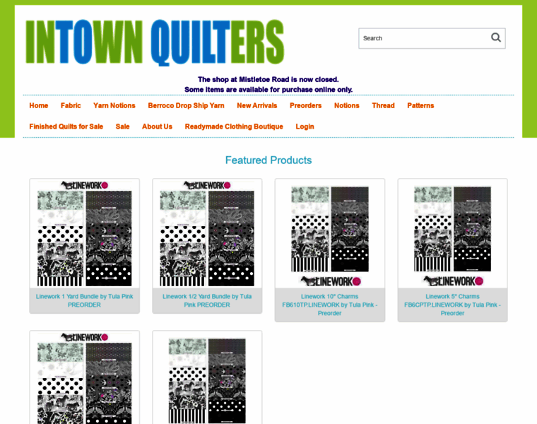 Intownquilters.com thumbnail