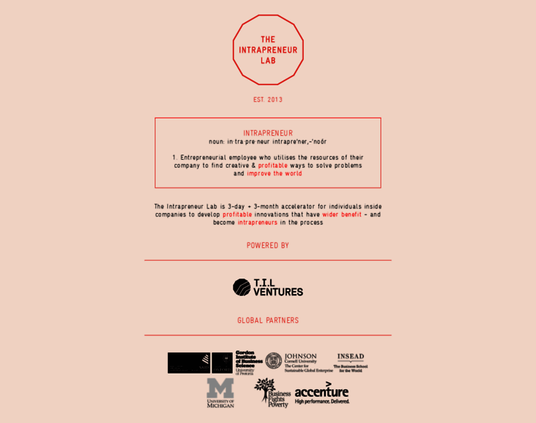 intra-lab.com at WI. The Intrapreneur Lab | A Collaboration between ...
