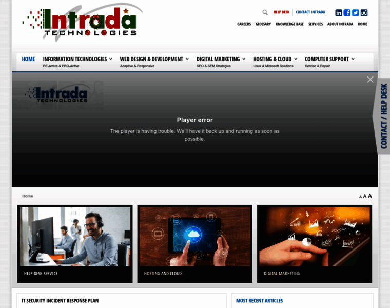 Intradatech.com thumbnail
