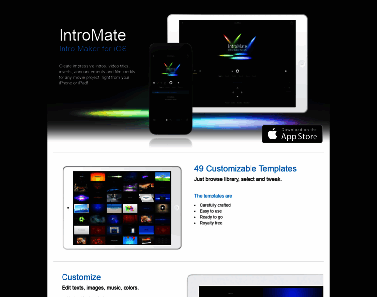 Intromate-app.com thumbnail