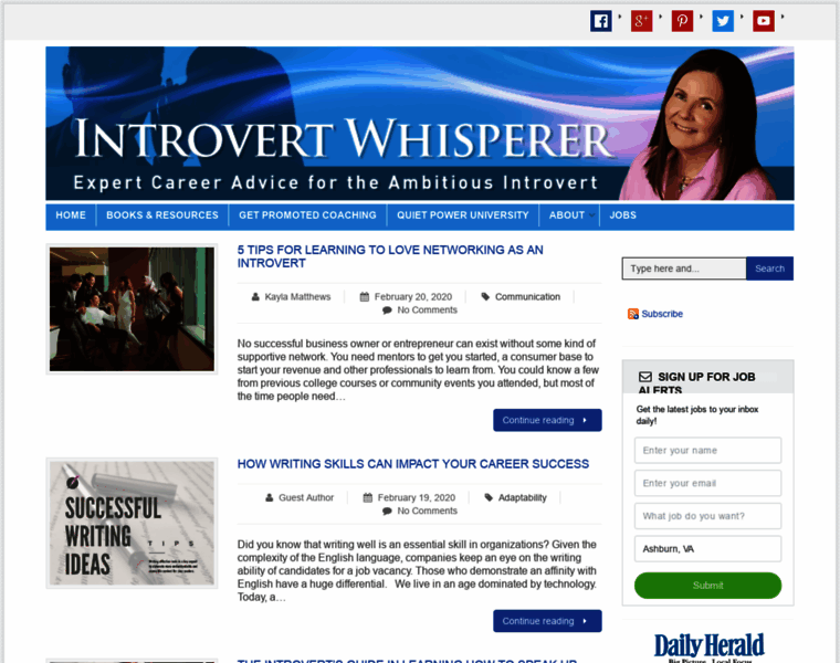 Introvertwhisperer.com thumbnail