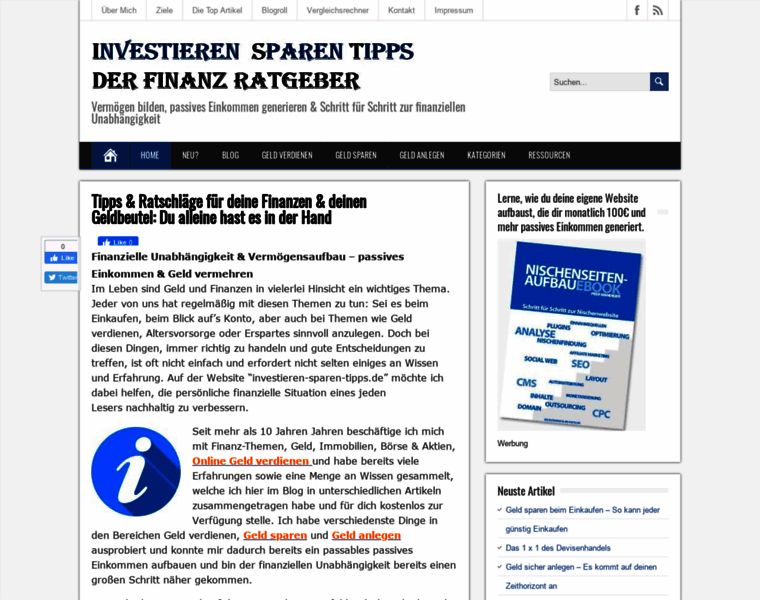 Investieren-sparen-tipps.de thumbnail