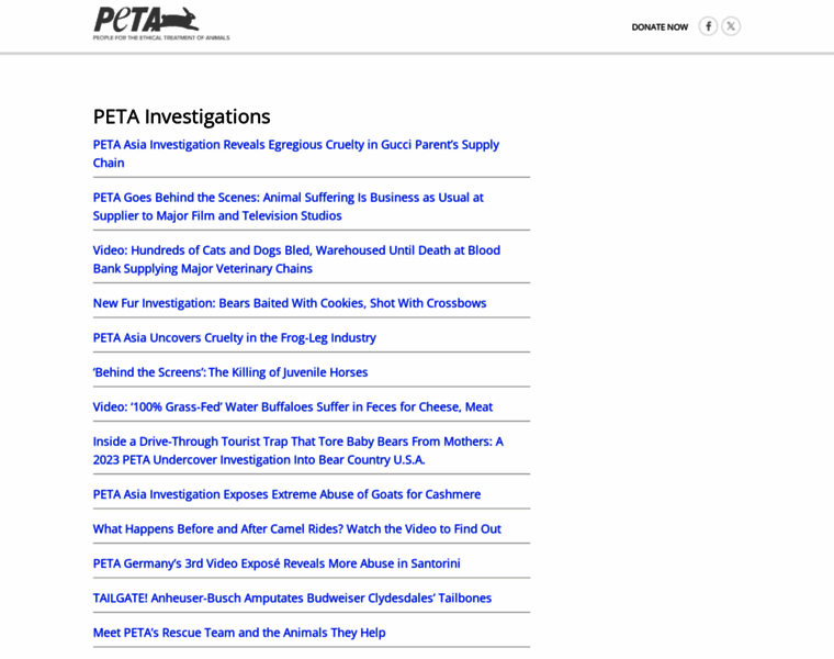 Investigations.peta.org thumbnail
