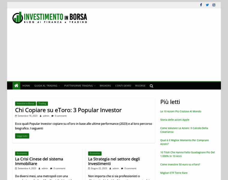Investimentoinborsa.com thumbnail
