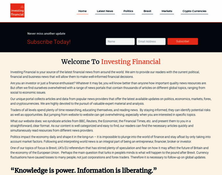 Investingfinancial.com thumbnail